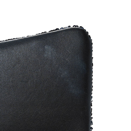 Chanel Sequin Quilted Medium Single Flap Blue 10 of 10
