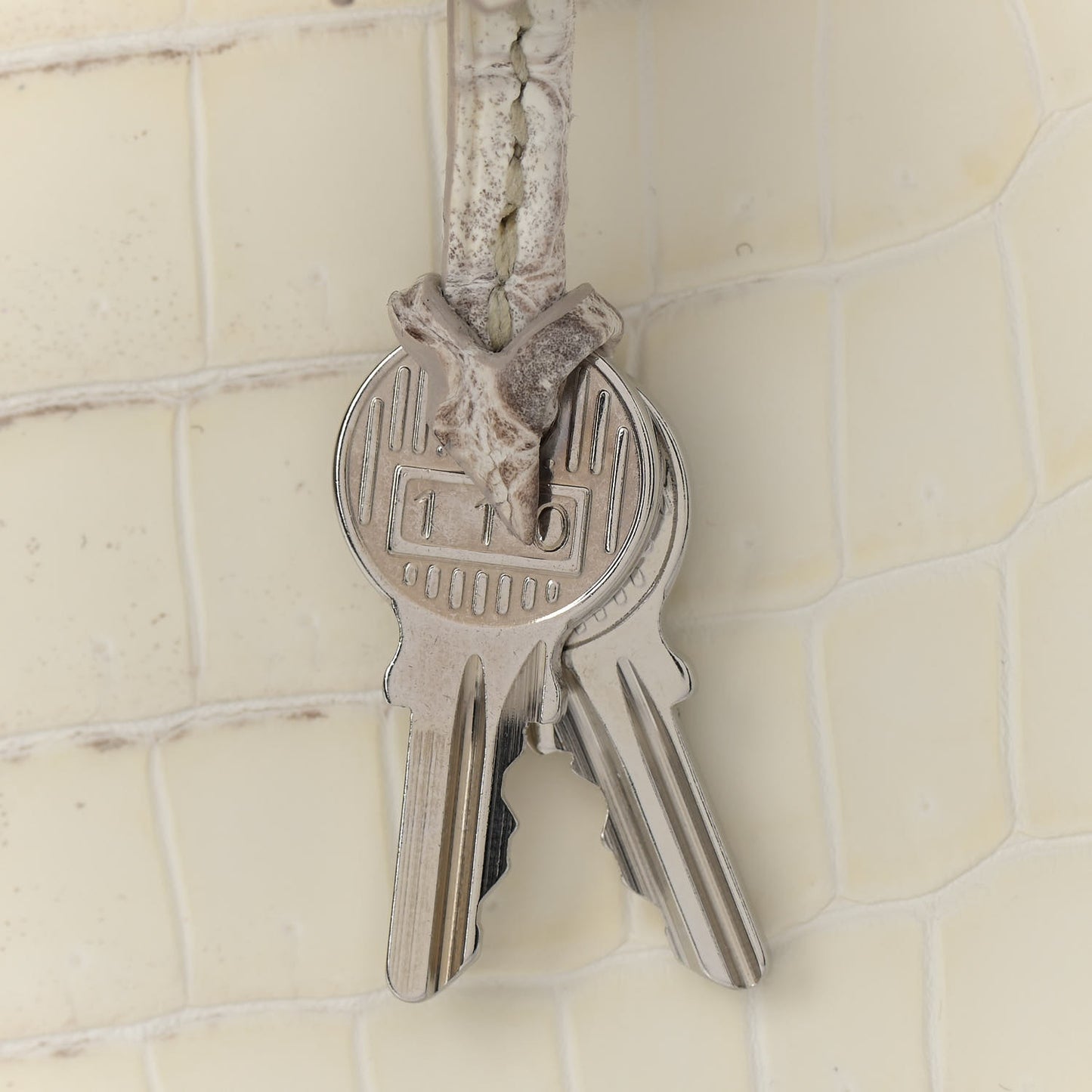 Matte Niloticus Crocodile Himalaya Birkin 25 Blanc