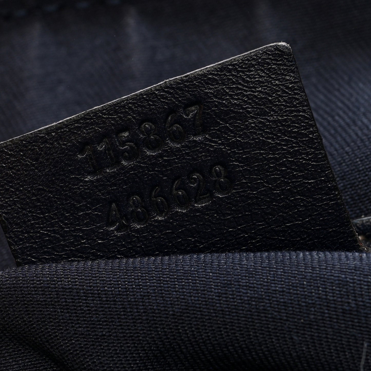 Calfskin Medium Horsebit Chain Hobo Navy
