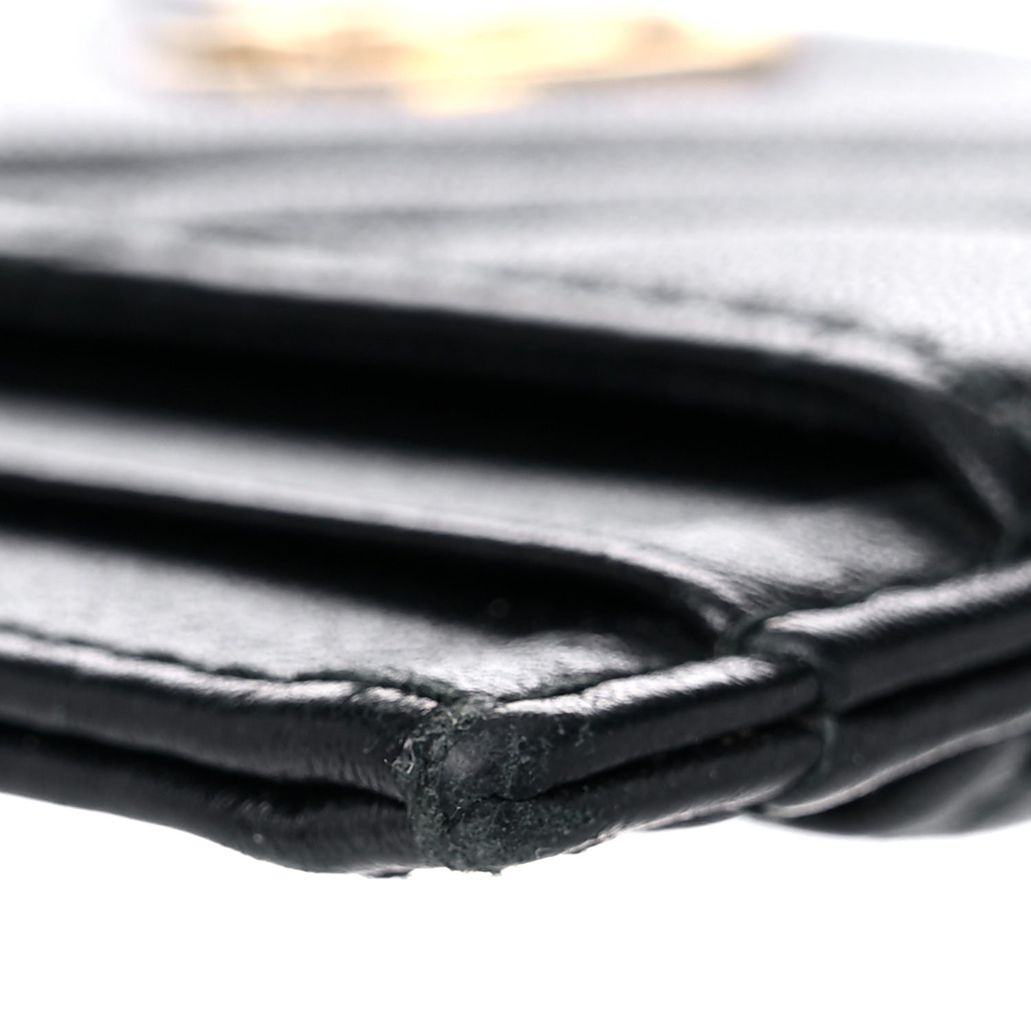 Gucci Calfskin Matelasse GG Marmont Card Holder Black 10 of 12