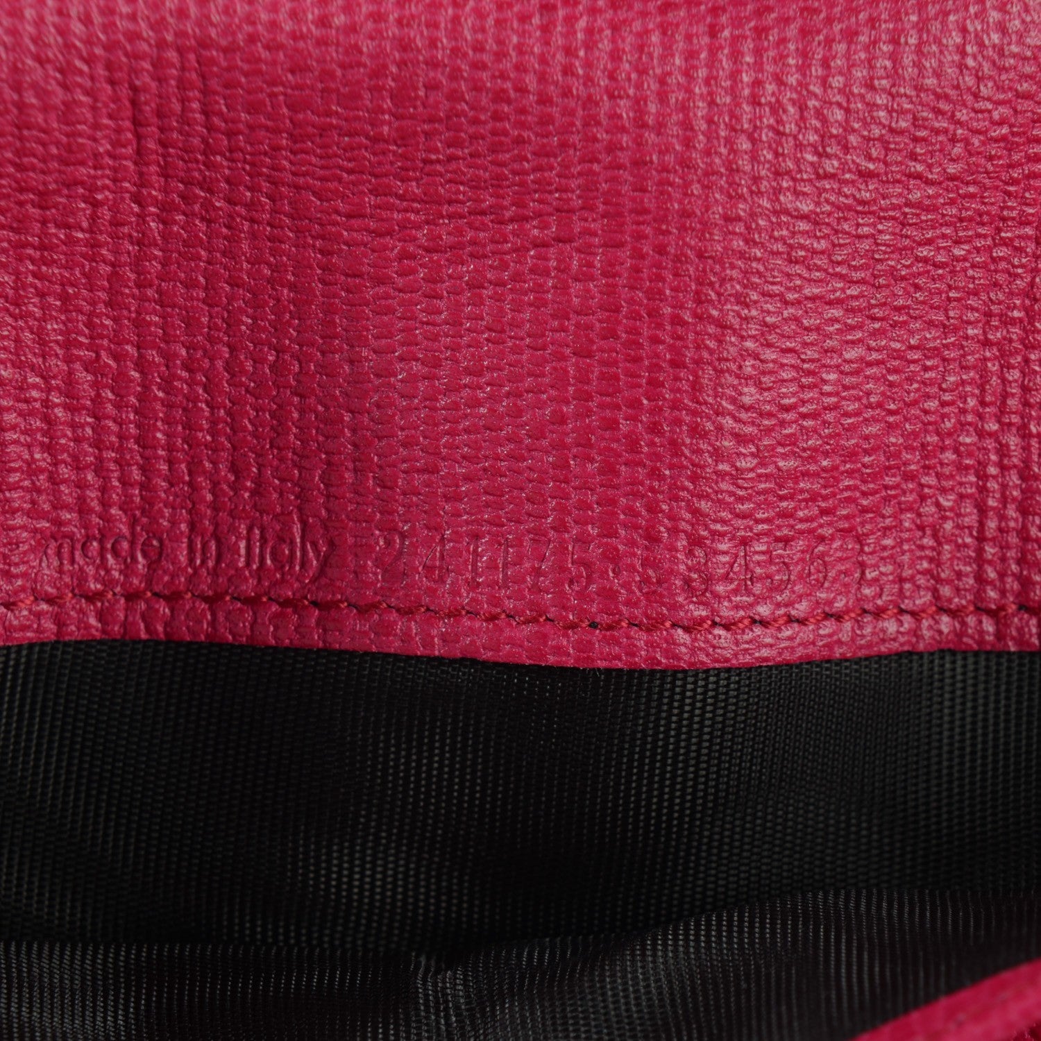 Saint Laurent Textured Calfskin Classic Y Wallet Fuchsia 7 of 7