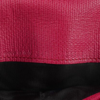 Saint Laurent Textured Calfskin Classic Y Wallet Fuchsia 7 of 7