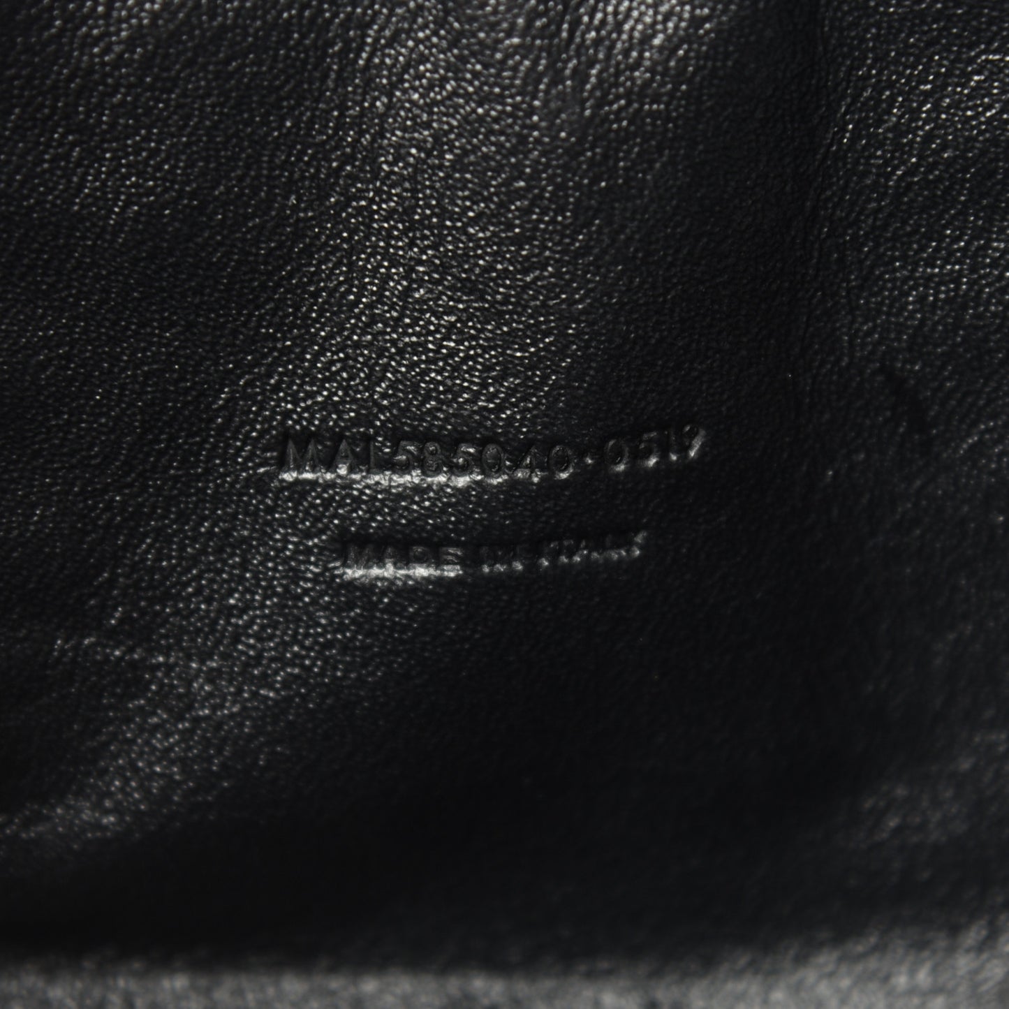 Grain De Poudre Matelasse Monogram Mini Lou Camera Bag Black