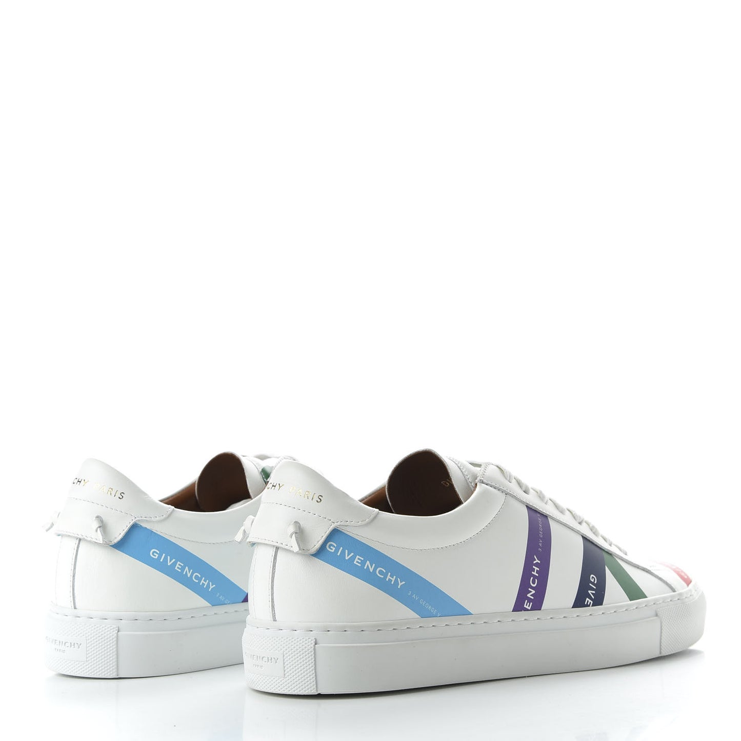Calfskin Logo Tape Womens Urban Street Sneakers 41 White