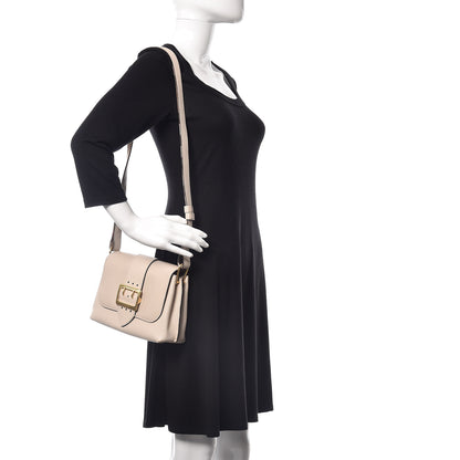 Burberry Soft Grain Calfskin Small Medley Crossbody Limestone 2 of 14