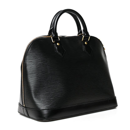 Louis Vuitton Epi Alma PM Black 3 of 11