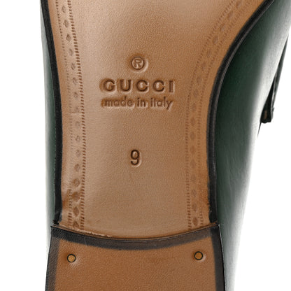 Gucci Calfskin Granada Kid Mens 1953 Horsebit Loafers 9 Vintage Green 7 of 7