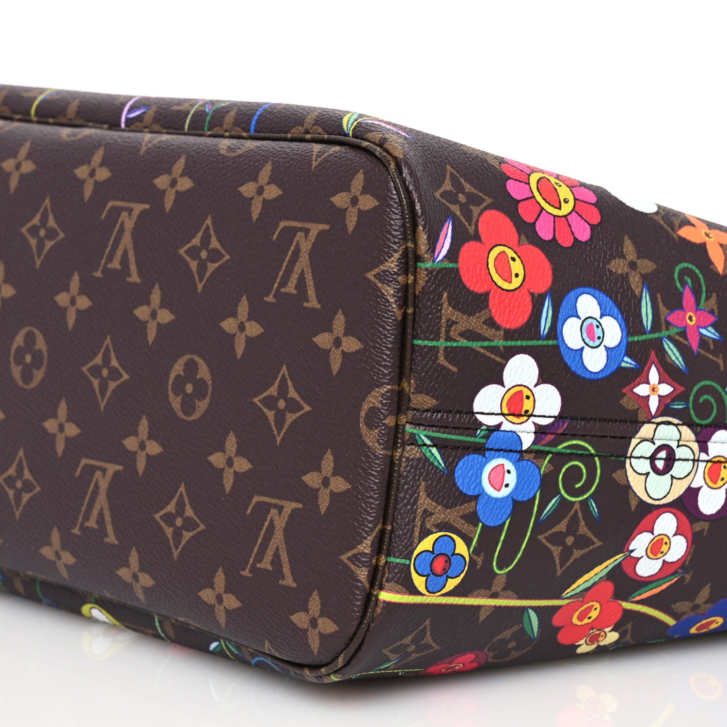 Louis Vuitton LV X TM Monogram Flowers Neverfull MM 10 of 11