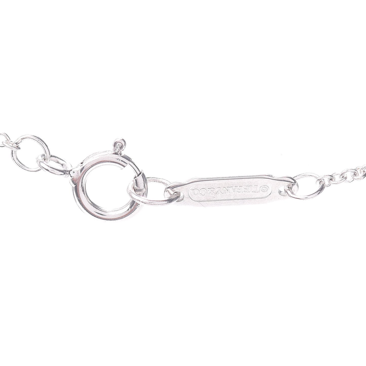 18K White Gold Chain Necklace 16"