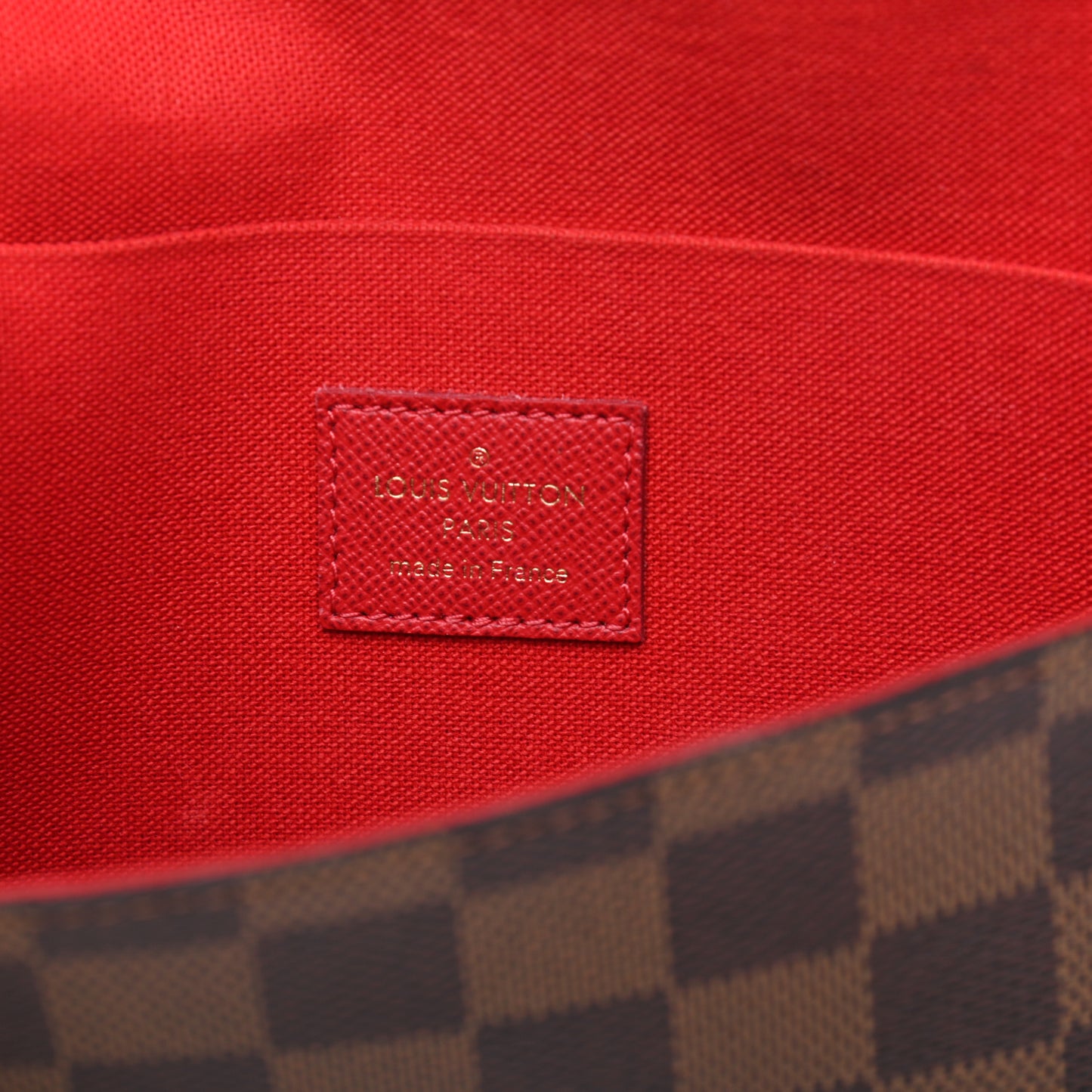 Damier Ebene Pochette Felicie Chain Wallet
