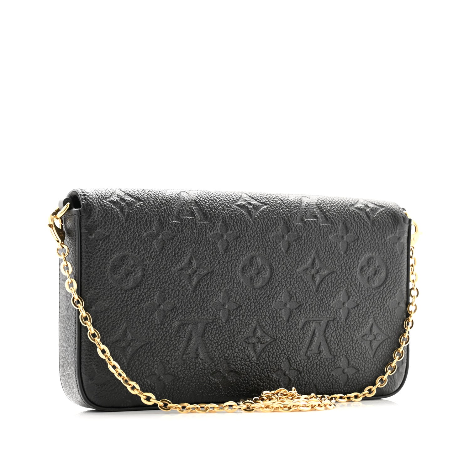 Empreinte Pochette Felicie Chain Wallet Black