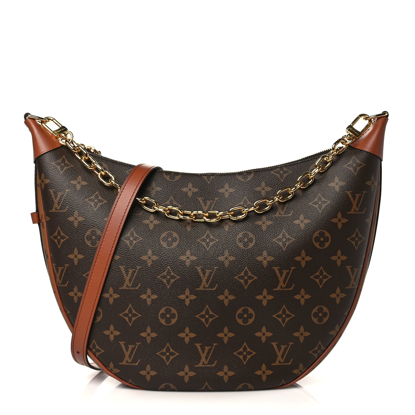 Reverse Monogram Loop Hobo