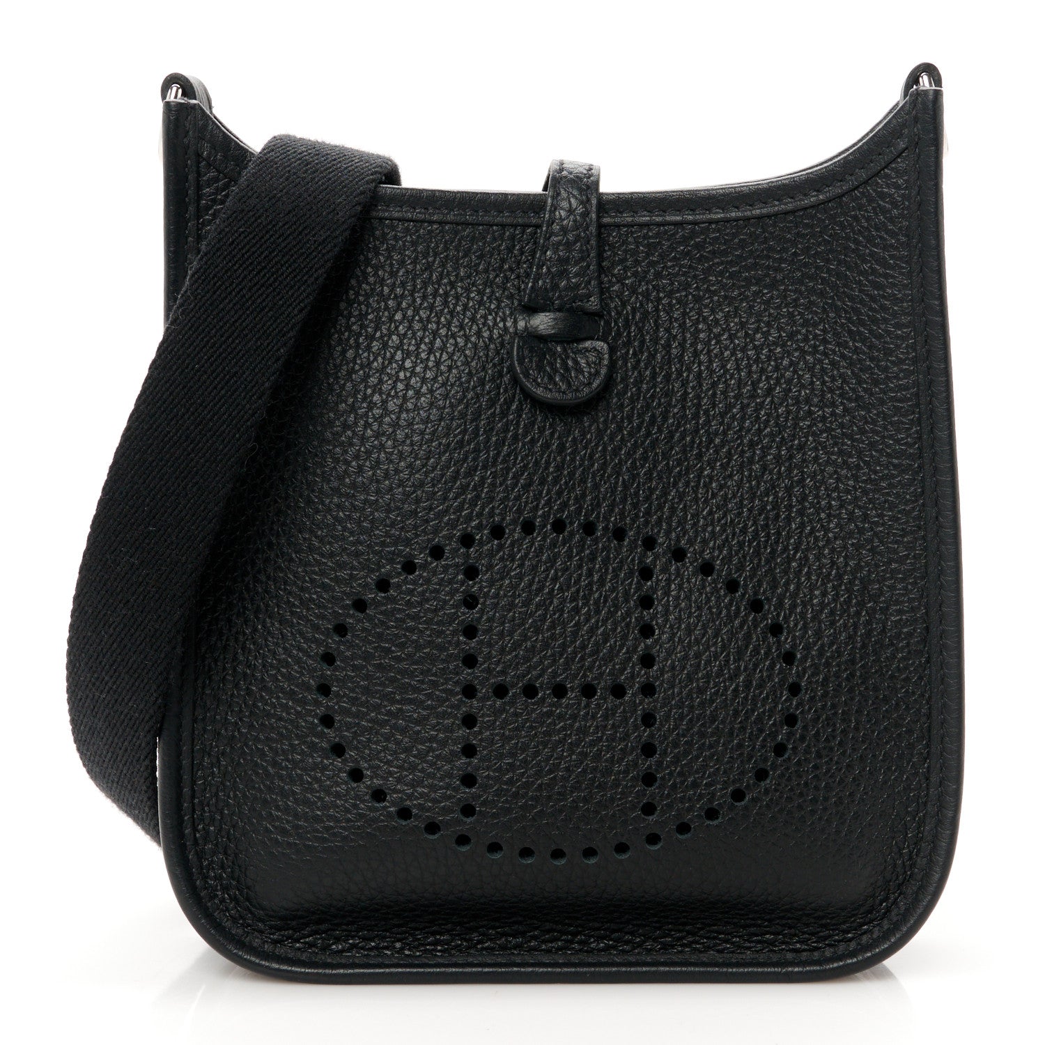 Hermes Taurillon Clemence Evelyne TPM Black 1 of 10