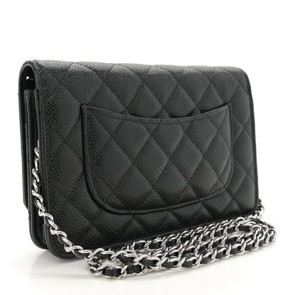 Chanel Caviar Quilted Wallet on Chain WOC Black 3 of 11