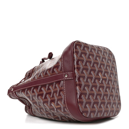 Goyard Goyardine Petit Flot Bucket Bag PM Burgundy 4 of 9