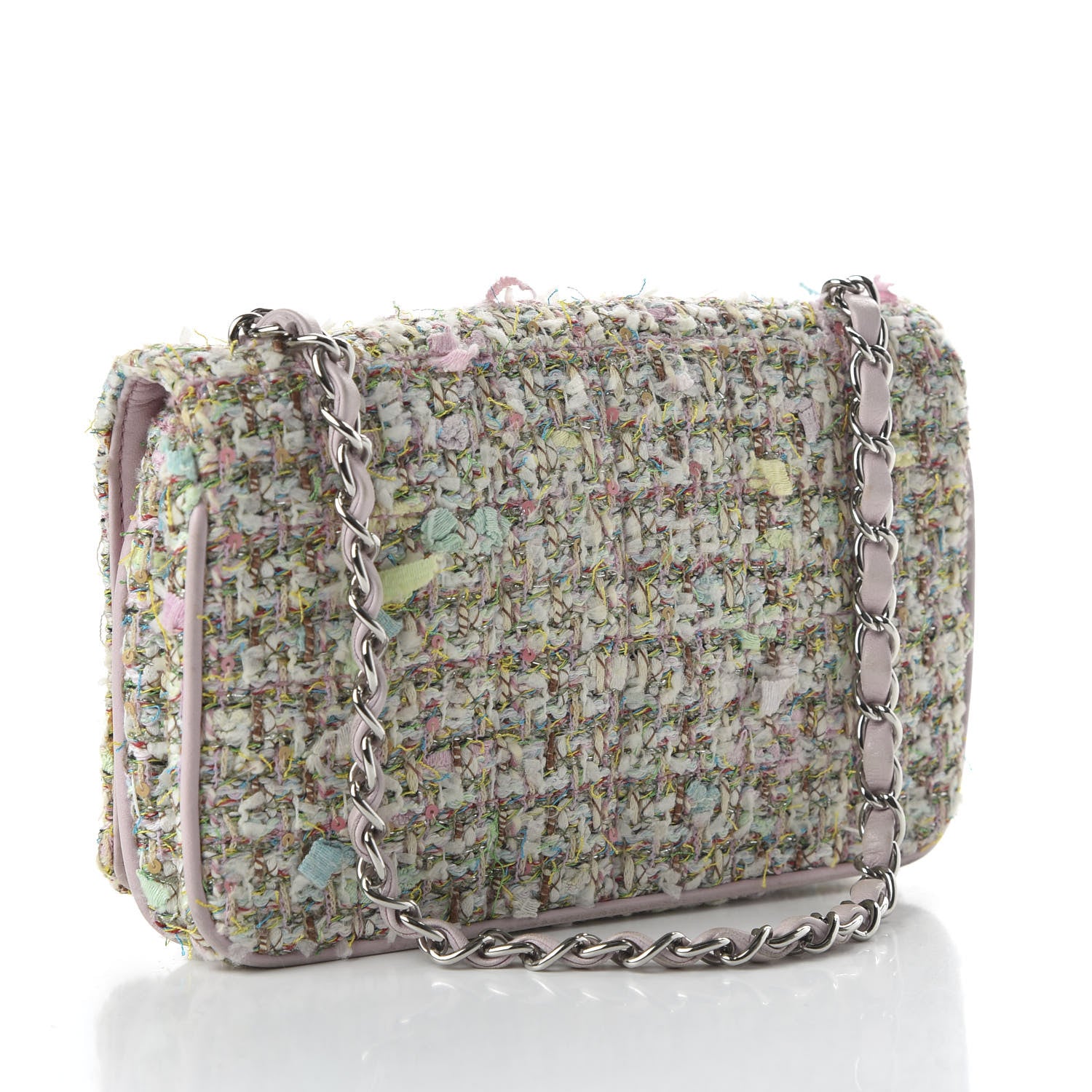 Chanel Tweed CC Flap Multicolor 3 of 10