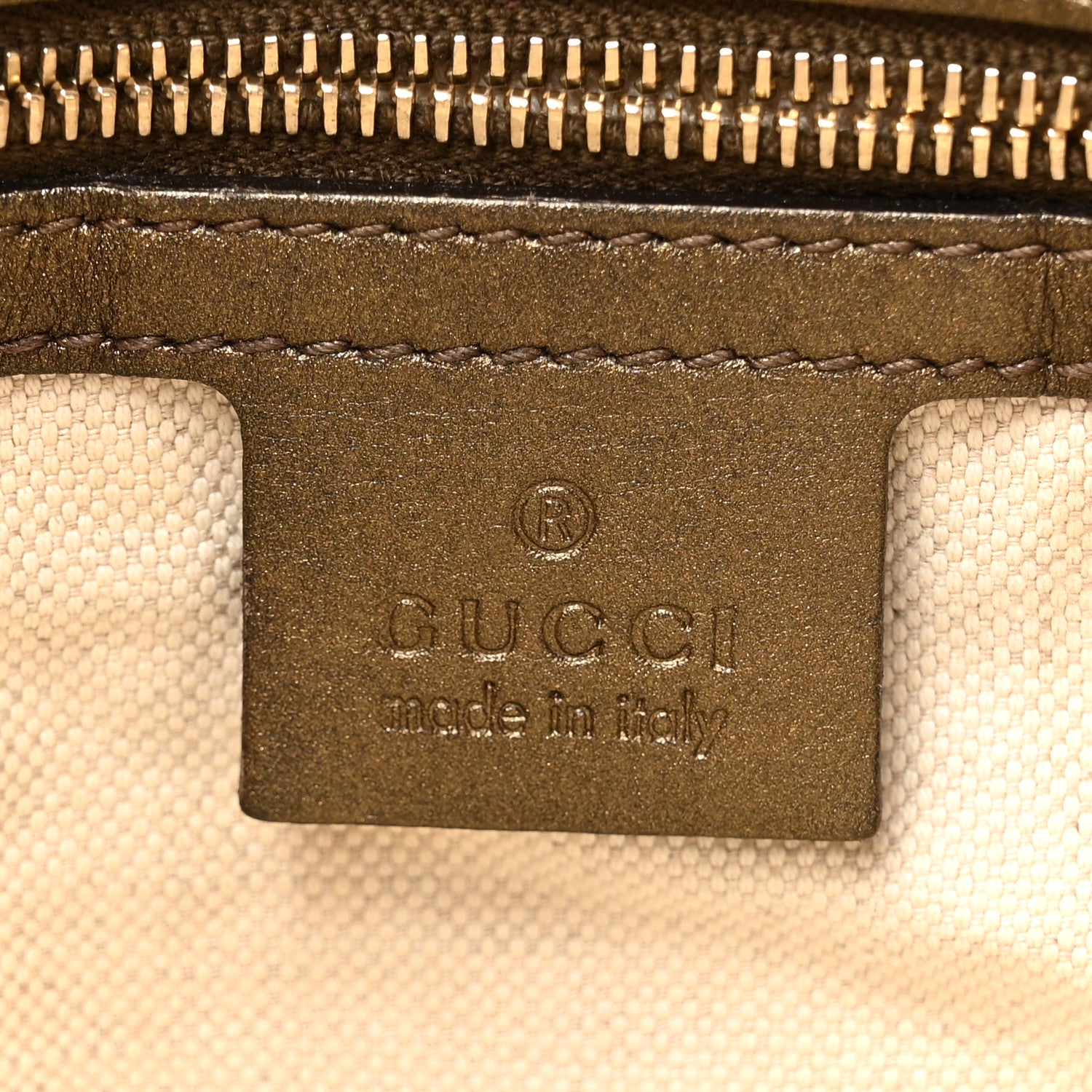 Gucci Monogram Lurex Small Heart Bit Charm Hobo Bronze 6 of 16