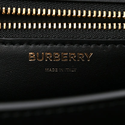 Burberry Calfskin Medium TB Bag Black 6 of 9