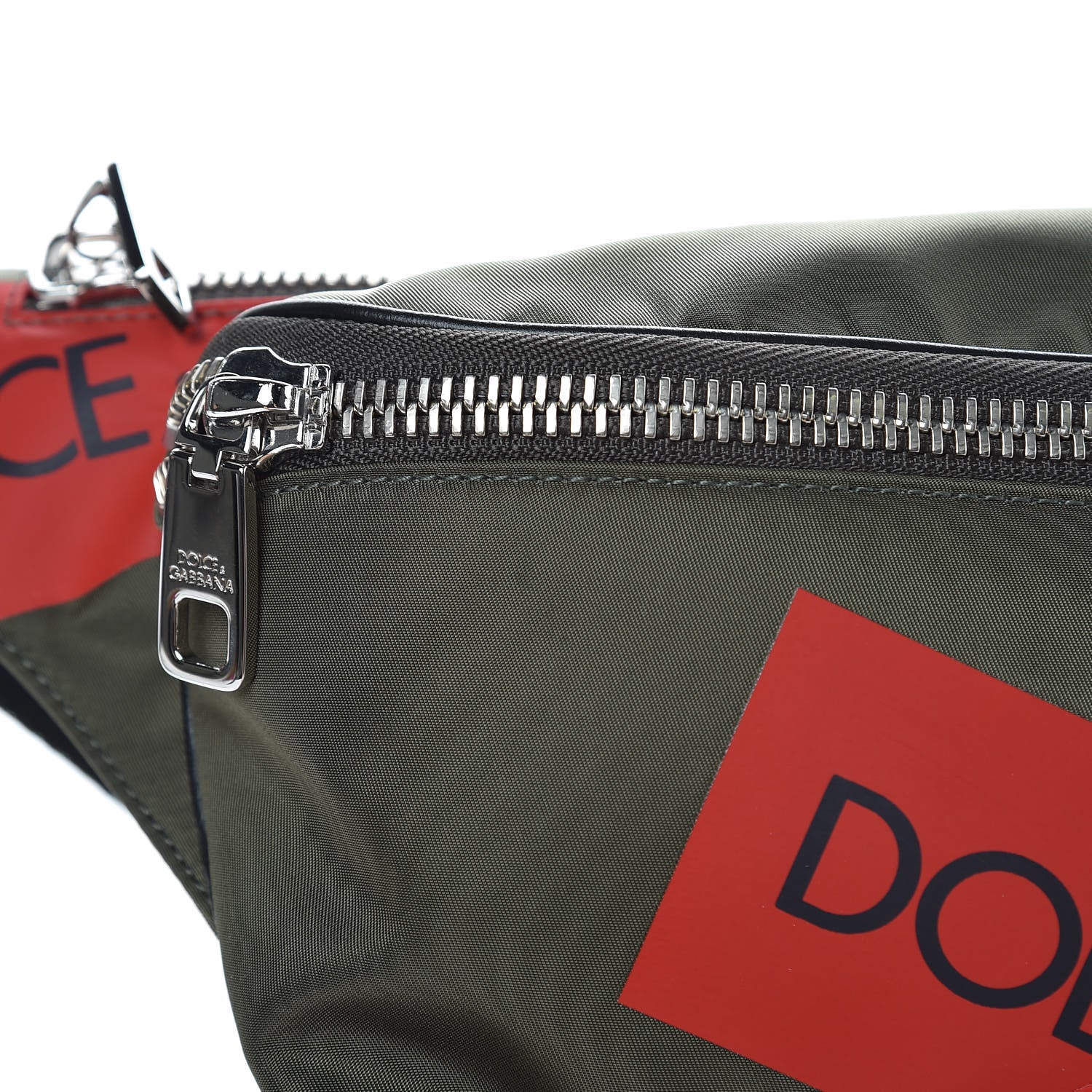 Dolce & Gabbana Nylon Logo Belt Bag Militare Multicolor 7 of 7