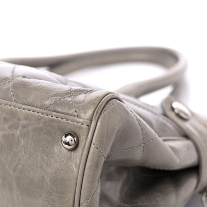 Chanel Glazed Calfskin Small New Portobello Grey 12 of 17