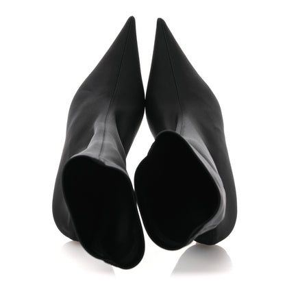 Balenciaga Jersey Crepe Extreme Pointed Toe Knife Booties 36 Black 2 of 9