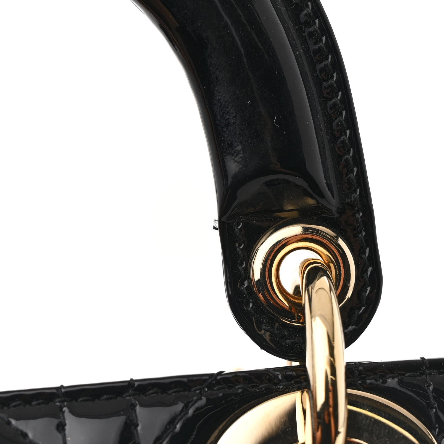 Christian Dior Patent Cannage Mini Lady Dior Black 11 of 11