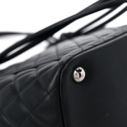 Chanel Calfskin Quilted Large Cambon Tote Black 9 of 17