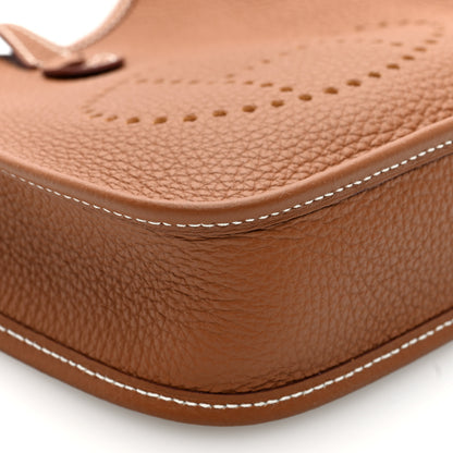 Hermes Taurillon Clemence Evelyne TPM Gold 9 of 11