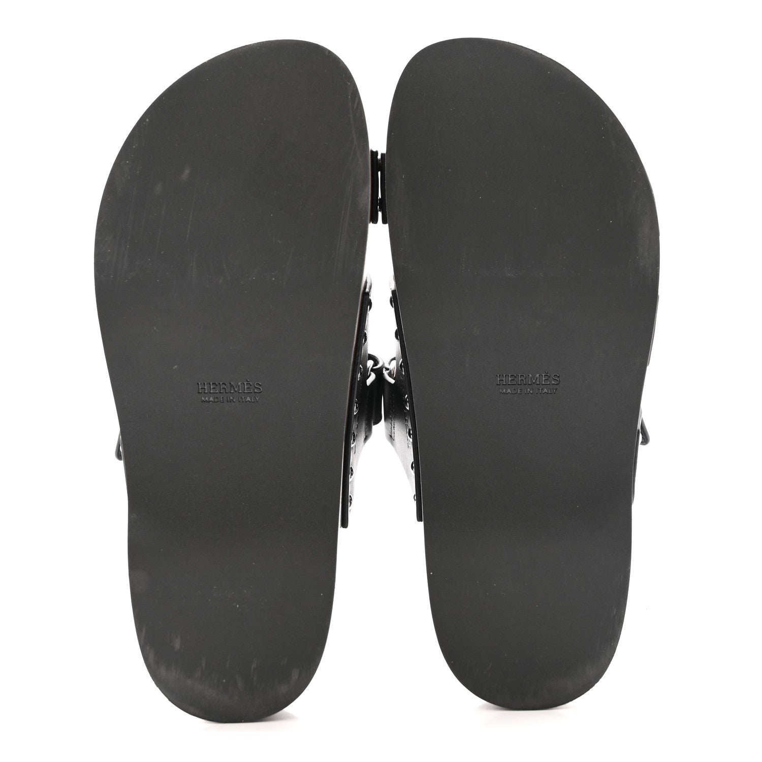 Hermes Calfskin Womens Kos Clog 39 Black 6 of 10