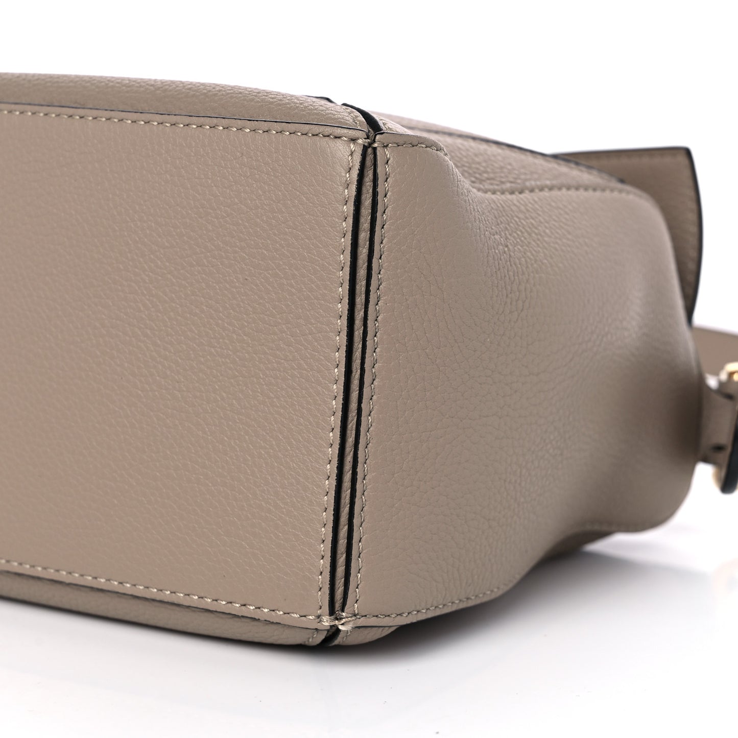 Grained Calfskin Small Puzzle Bag Sand