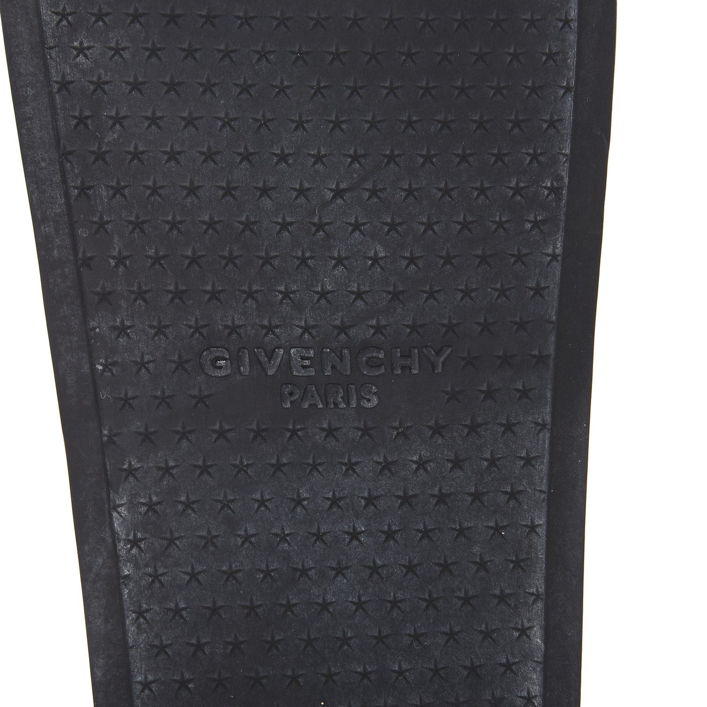 Rubber Logo Pool Slide Sandals 40 Black