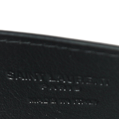 Saint Laurent Calfskin 5 Fragments Zip Pouch Card Holder Black 11 of 12