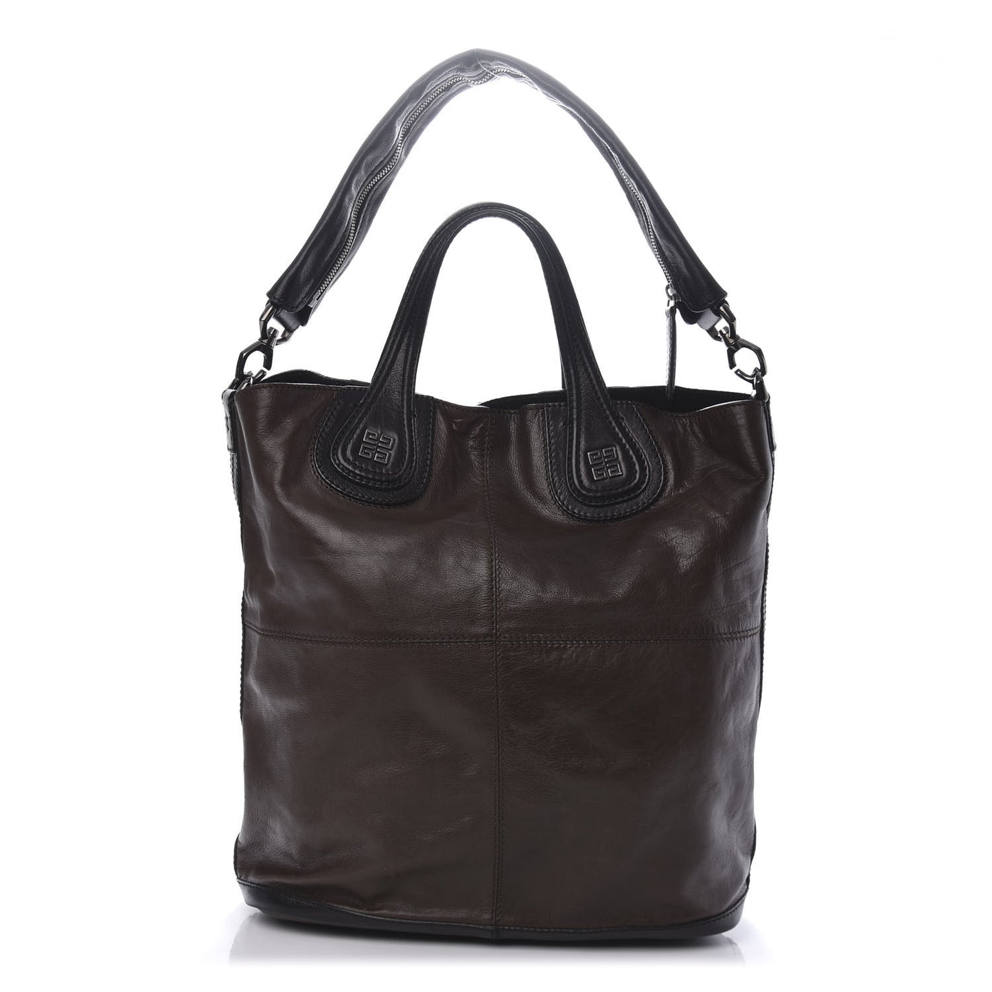 Lambskin North South Nightingale Dark Brown