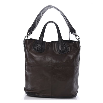 Givenchy Lambskin North South Nightingale Dark Brown 1 of 11