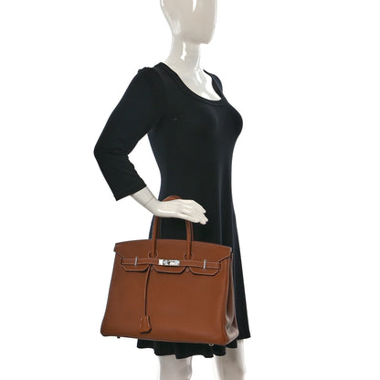 Hermes Togo Birkin 35 Gold 2 of 11