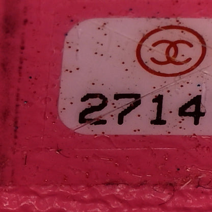 Chanel Iridescent Lambskin Quilted Round Clutch With Chain Pink 7 of 10