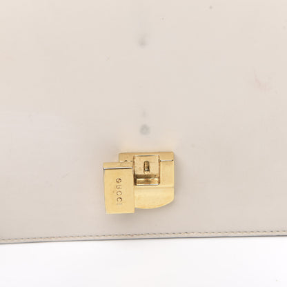 Gucci Calfskin Small Sylvie Shoulder Bag Off White 13 of 15