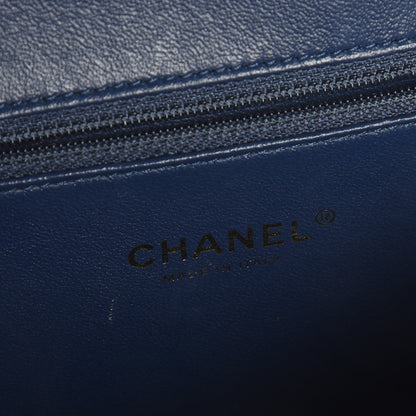 Chanel Tweed Snakeskin Quilted Medium CC Filigree Vanity Case Multicolor 6 of 8