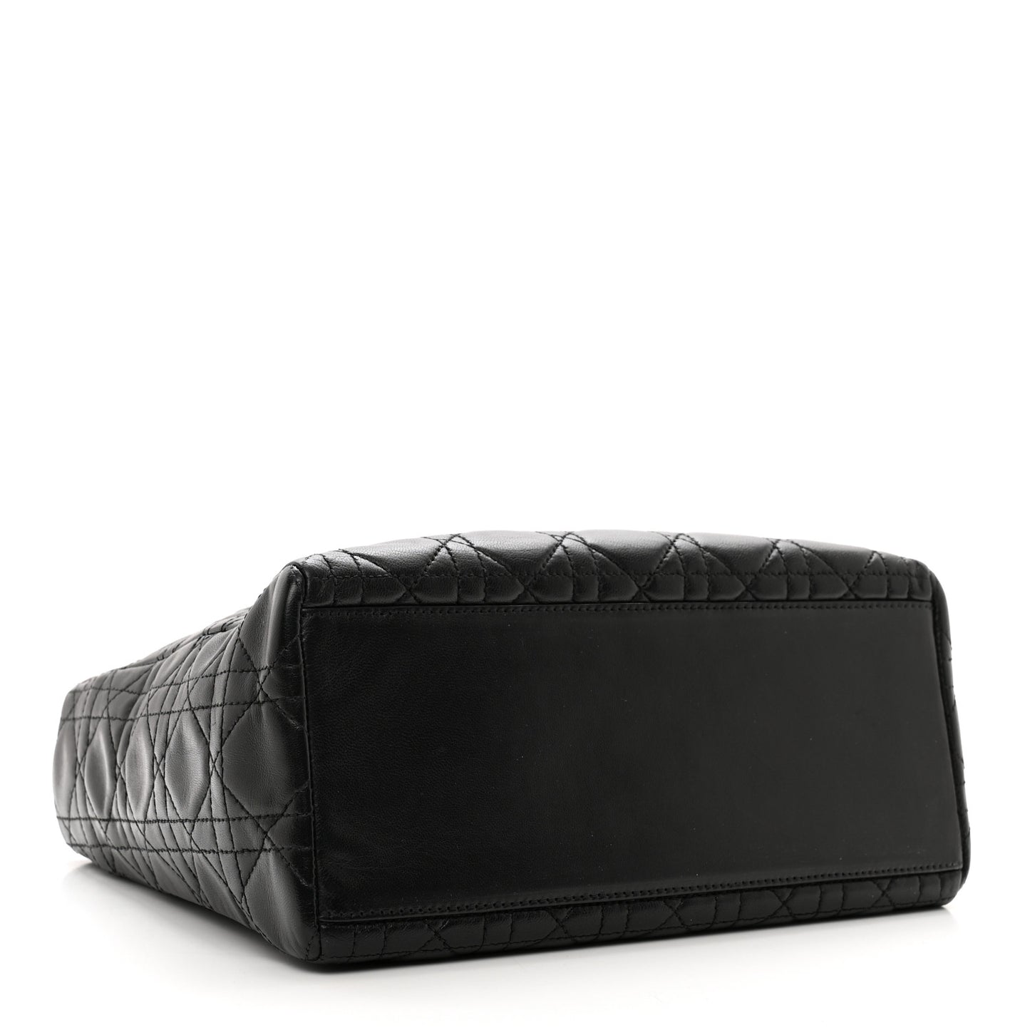 Lambskin Cannage Medium Lady Dior Black