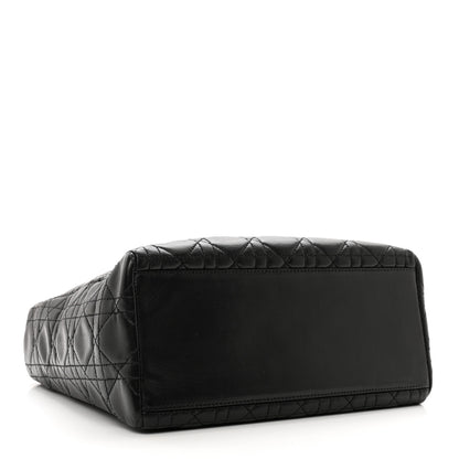 Christian Dior Lambskin Cannage Medium Lady Dior Black 3 of 11