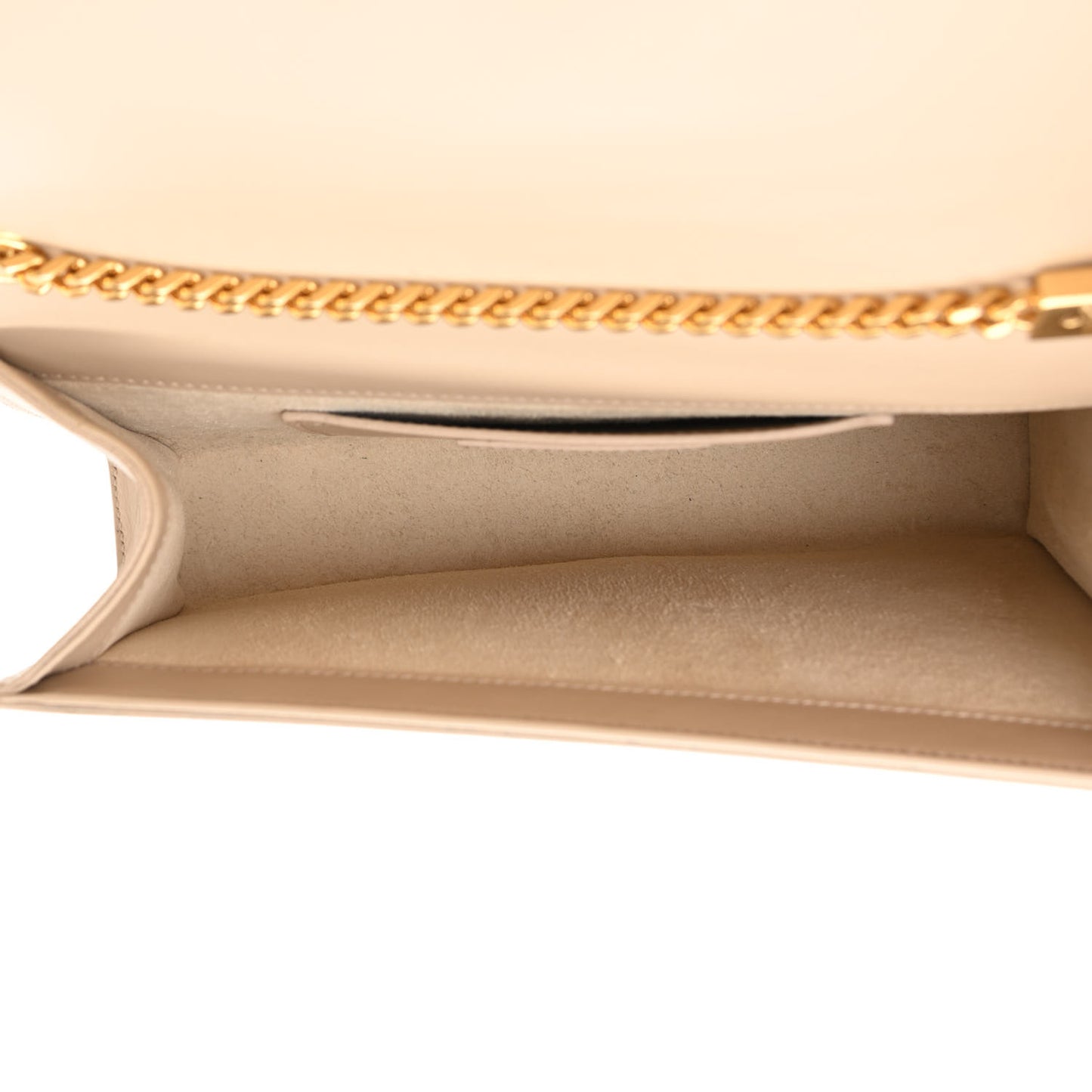 Smooth Calfskin Medium Classic Monogram Kate Tassel Satchel Nude Powder