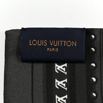 Louis Vuitton Silk Monogram LV World Bandeau Brown 3 of 6