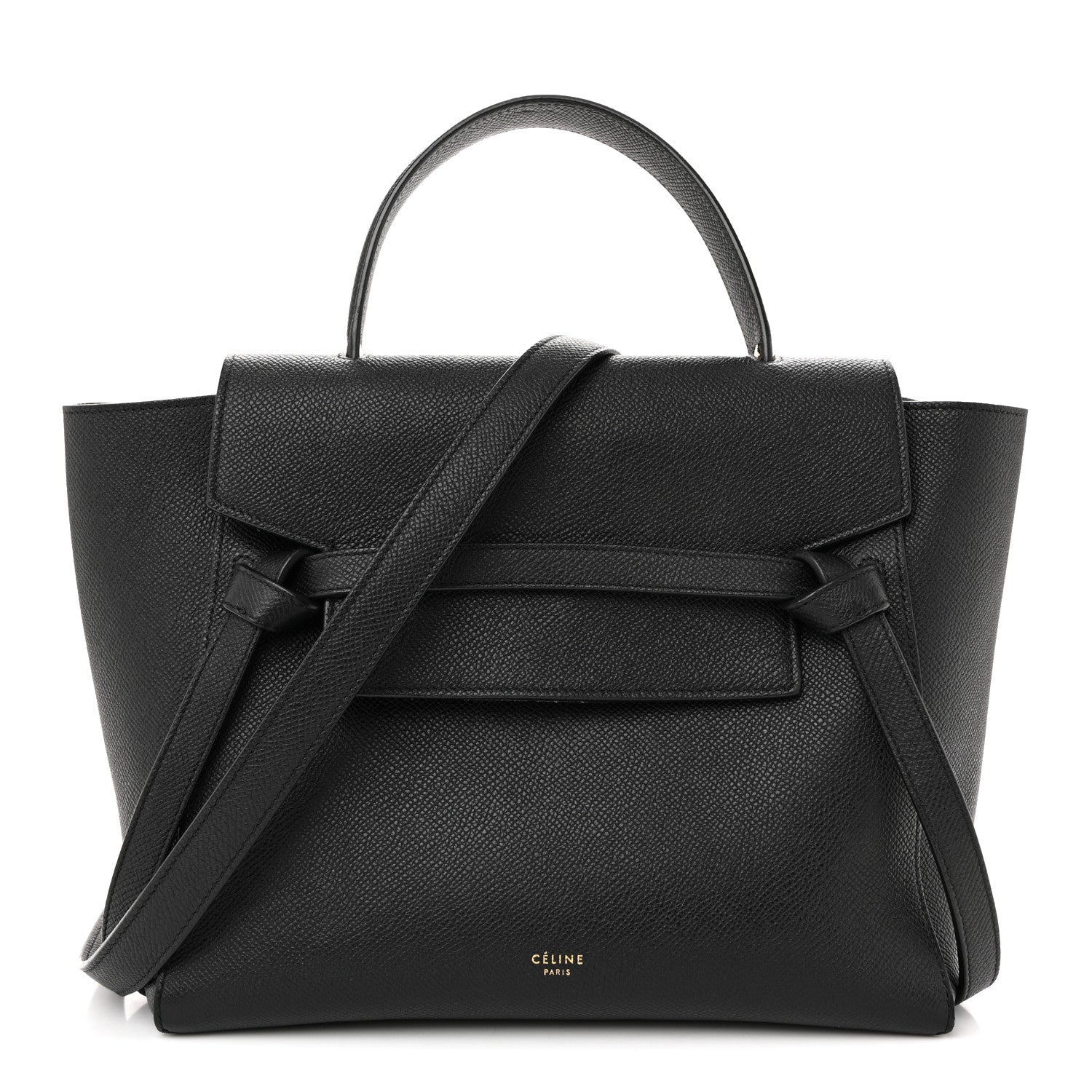 Celine Grained Calfskin Micro Belt Bag Black 1796421 – FASHIONPHILE