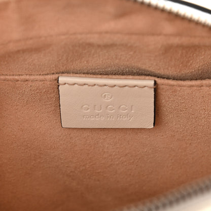 Gucci Calfskin Matelasse Small GG Marmont Chain Shoulder Bag White 6 of 10
