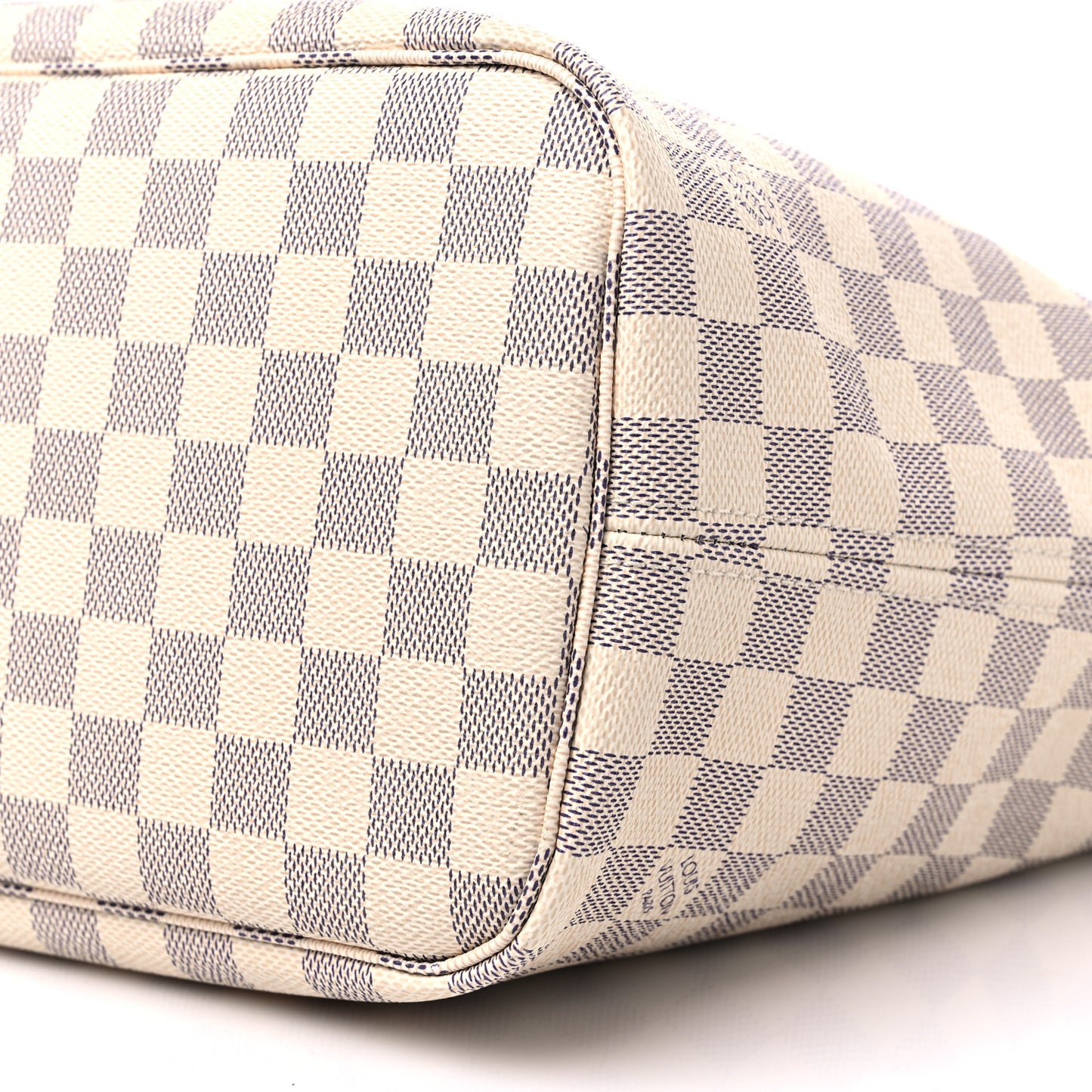 Damier Azur Braided Neverfull MM Pink
