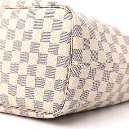 Louis Vuitton Damier Azur Braided Neverfull MM Pink 9 of 11