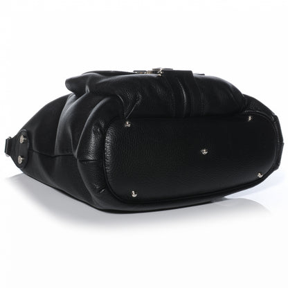 Gucci Pebbled Calfskin G Coin Medium Hobo Black 4 of 7