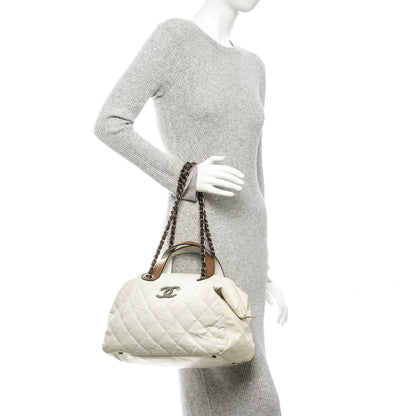 Chanel Iridescent Calfskin Small In The Mix Tote White 2 of 8
