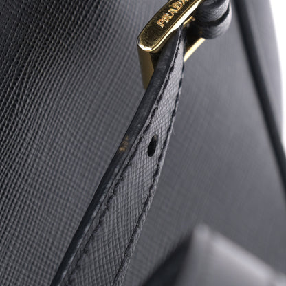 Prada Saffiano Medium Galleria Double Zip Tote Black 8 of 11