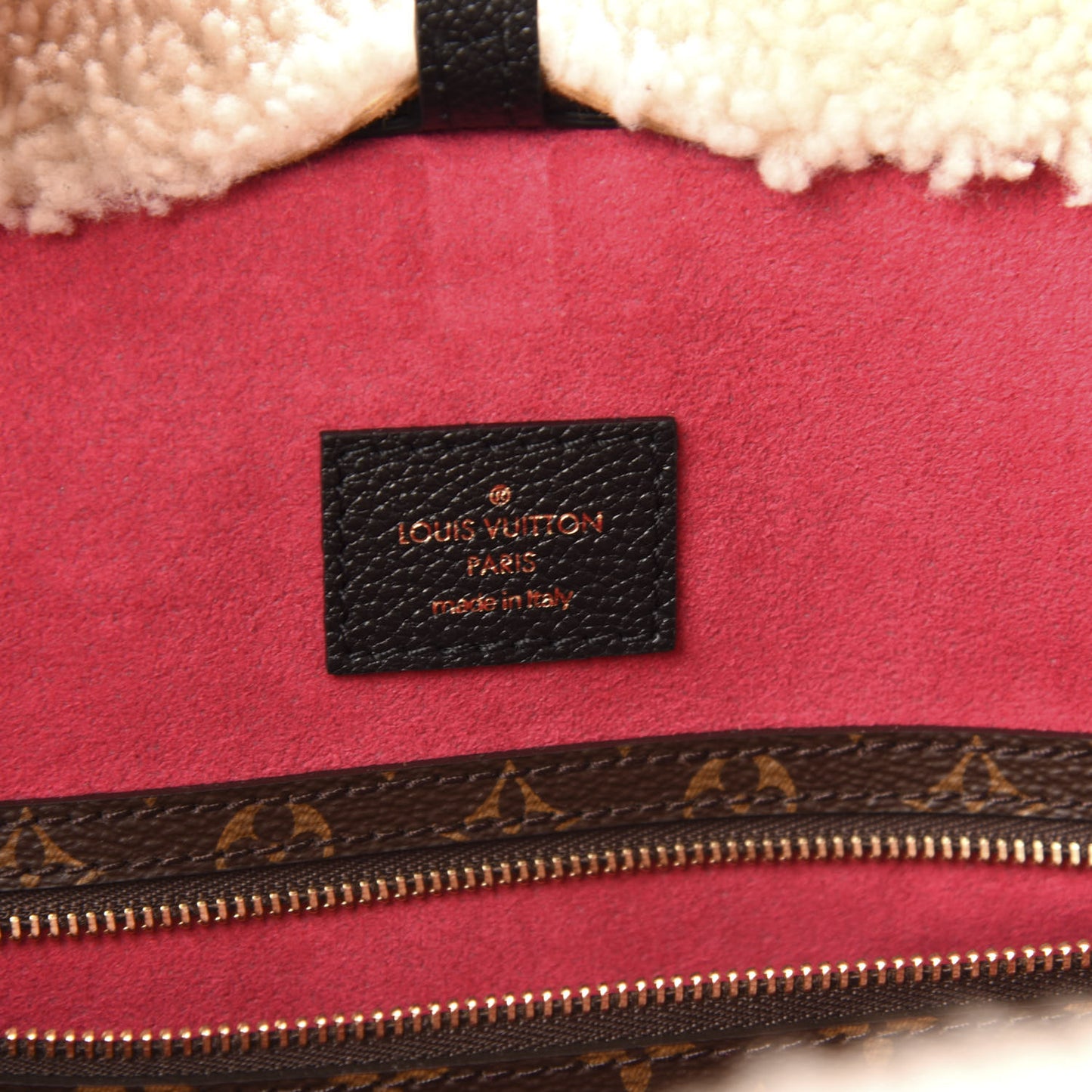 Calfskin Monogram Teddy Neverfull MM Black